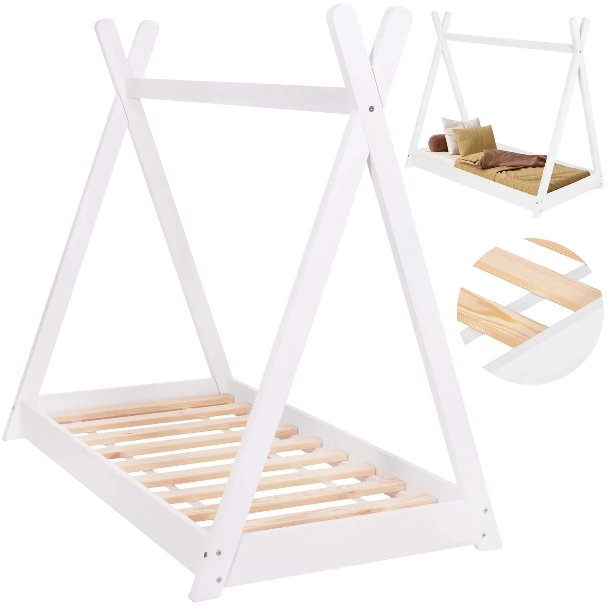 springos krevet - tipi šator 145 x 74 cm - slika 8