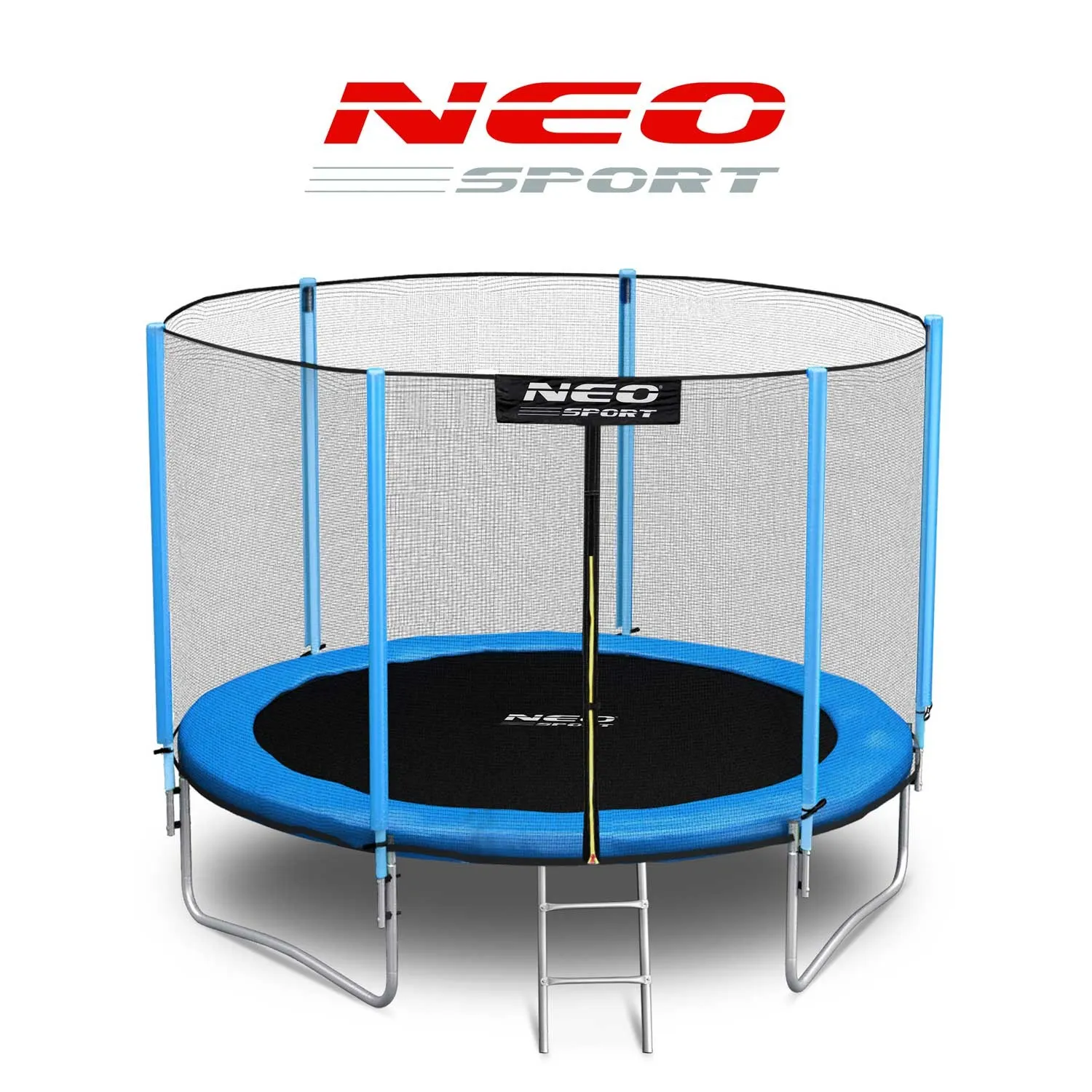 vrtni trampolin 8ft/252cm s vanjskom mrežom i neo-sportskim ljestvama - slika 6