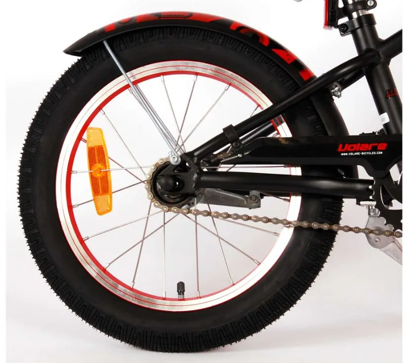 dječji bicikl miracle cruiser 16" mat crni - slika 5