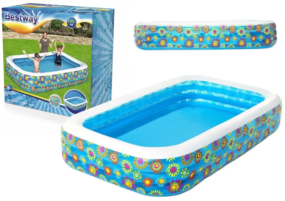 bestway 54121 bazen na napuhavanje 305x183x56cm - slika 2