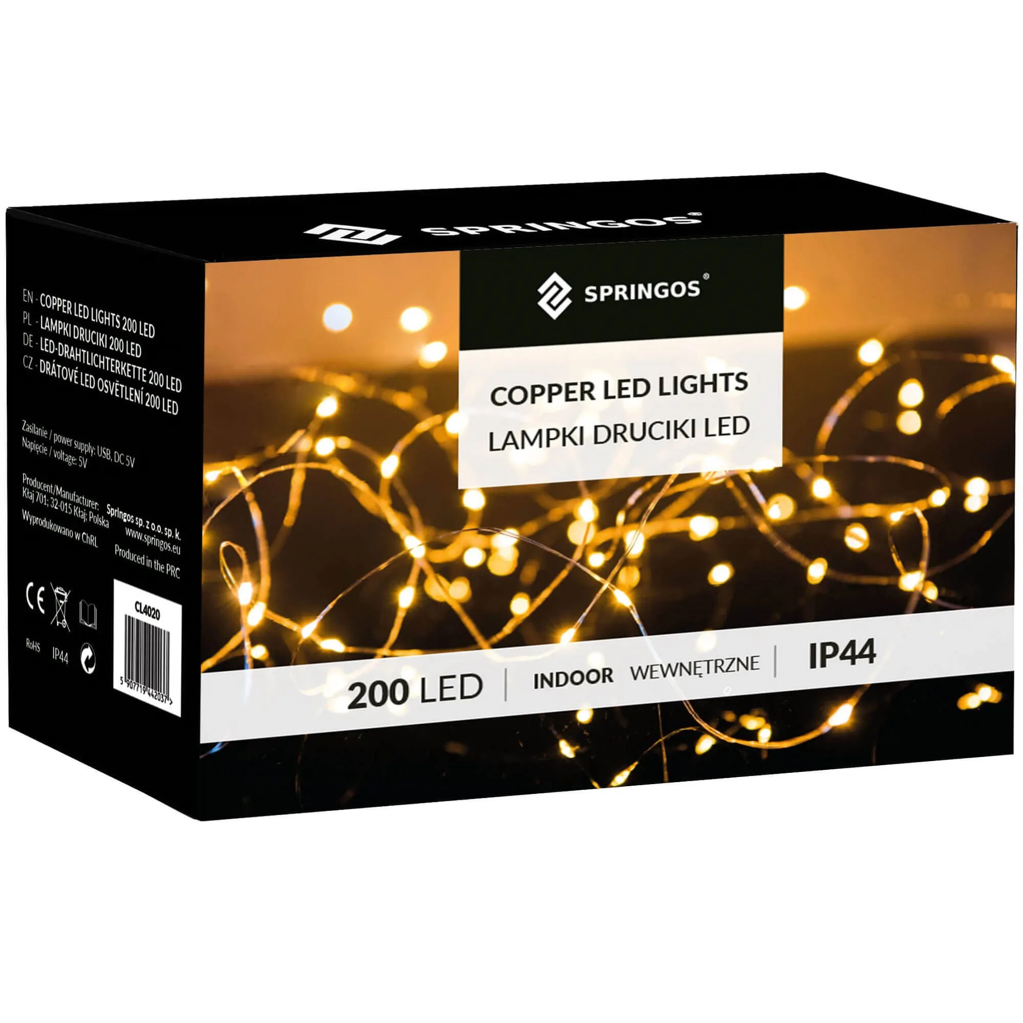 svjetlosna zavjesa 200 led dioda toplo bijela - slika 7