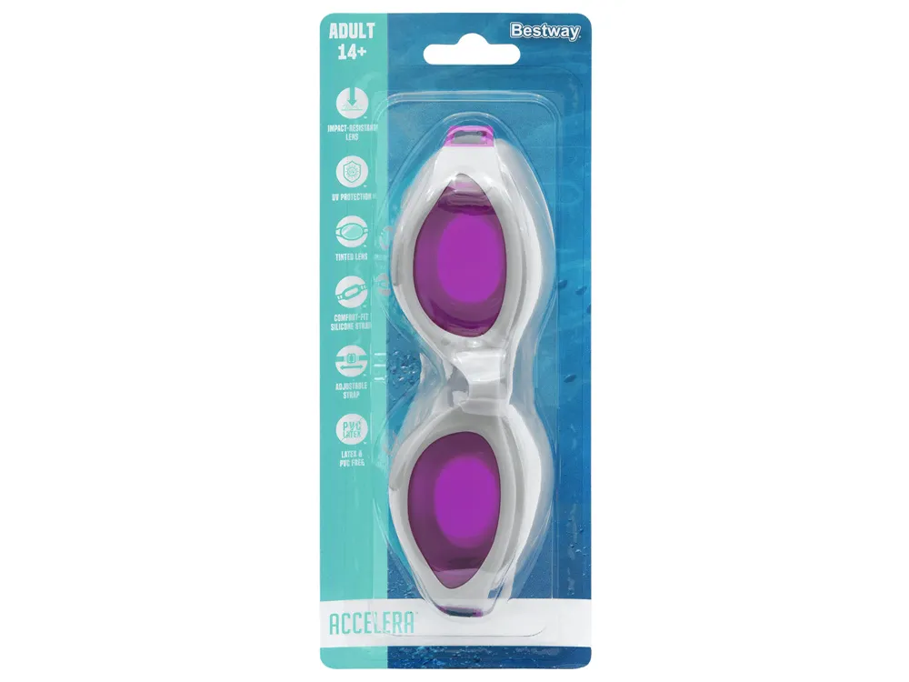 bestway naočale za plivanje 21077 roza - slika 9