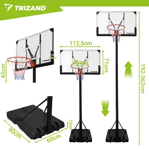trizand košarkaški koš 305 cm - slika 3