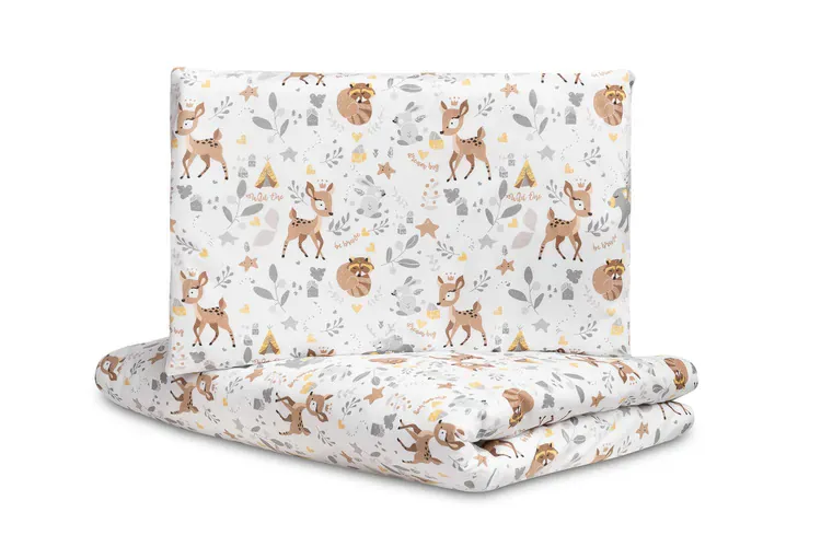 sensillo dvodijelni set posteljine 135x100cm i 40x60cm srna - slika 2
