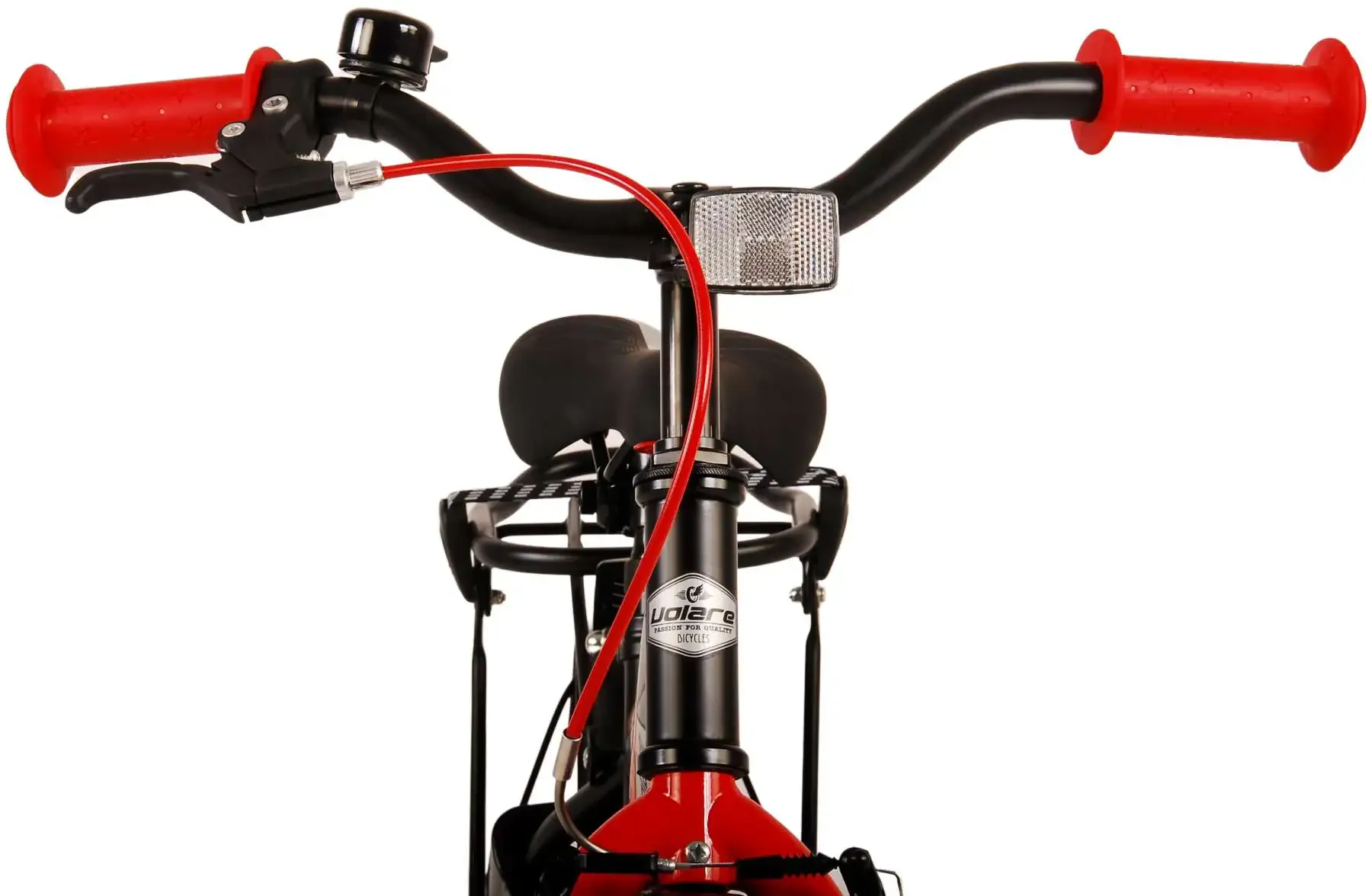 volare dječji bicikl thombike 12" crno-crveni - slika 13