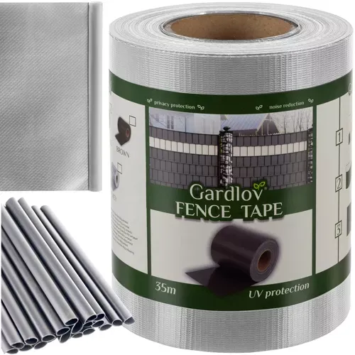 Gardlov traka za ogradu 19cmx35m siva - Pribislavec