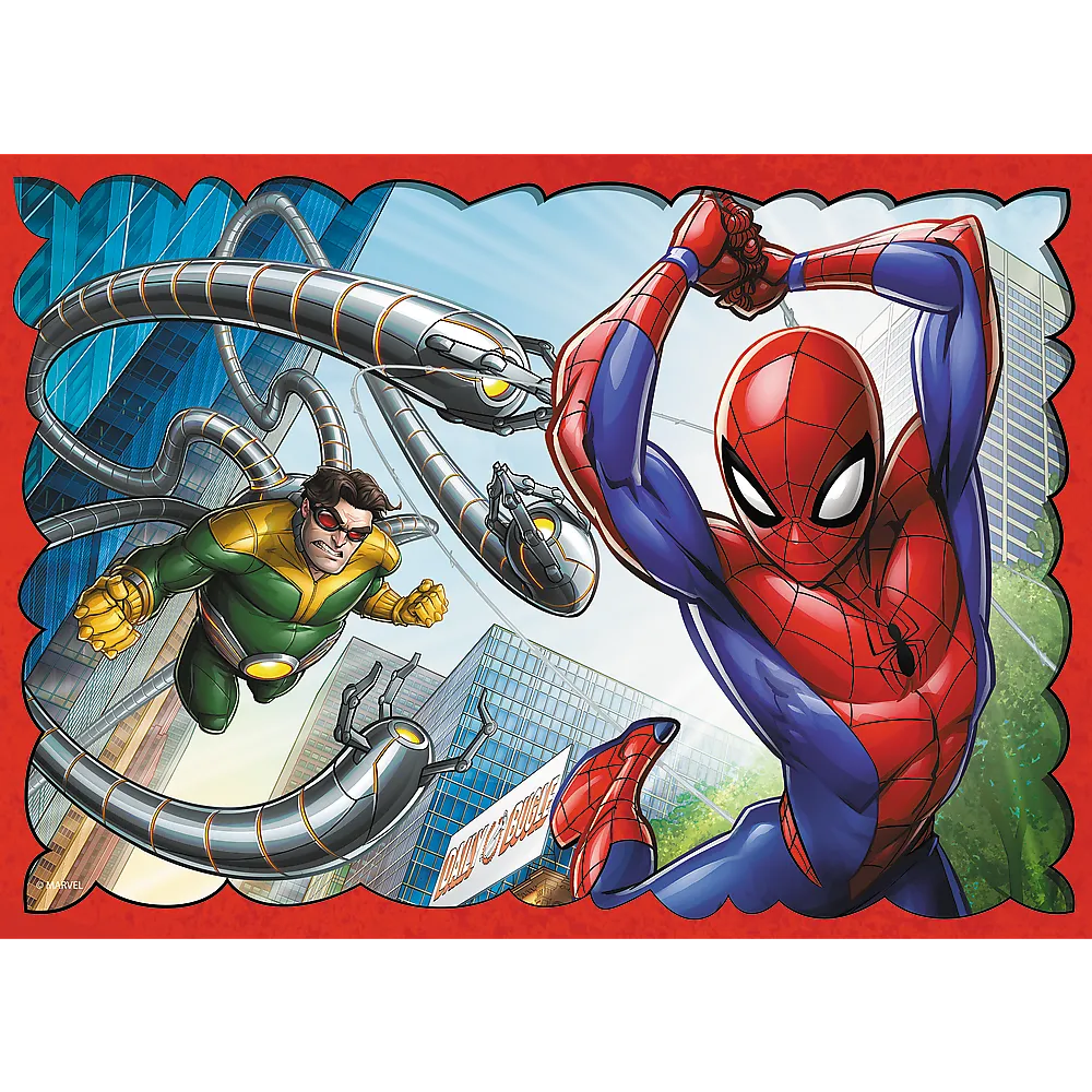 puzzle - 4u1 - heroj spider-man trefl 34384 - slika 5