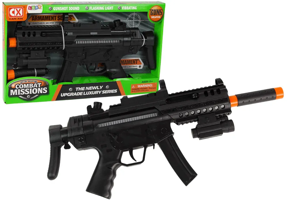 Dječja puška MP5 sa svjetlosnim i zvučnim efektima - Pribislavec