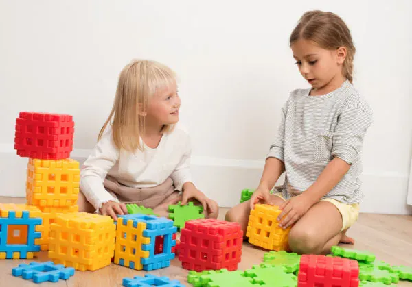 marioinex set waffle kockica kolodvor 433kom. - slika 2