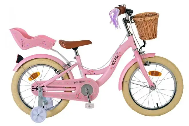 volare blossom dječji bicikl 16" roza dvije ručne kočnice - slika 2