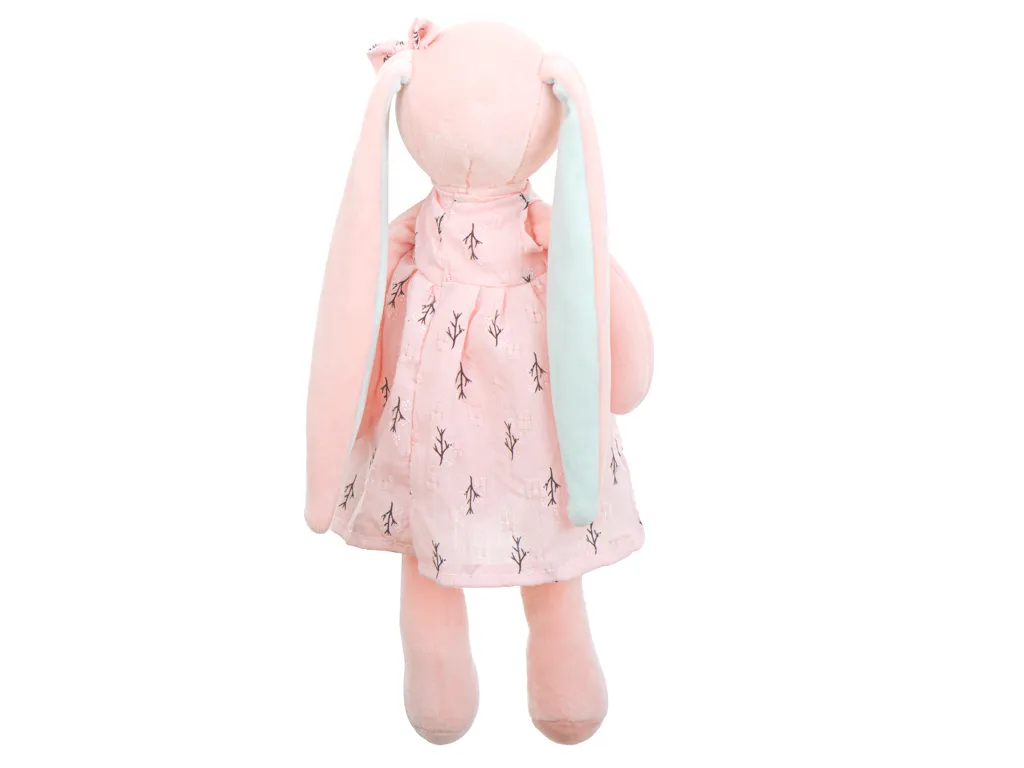 plišani zeko roza 35 cm - slika 4