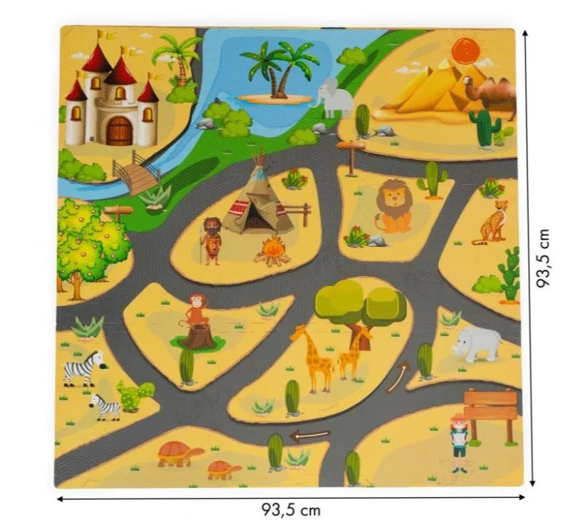 podloga za igranje safari 9 komada - slika 6