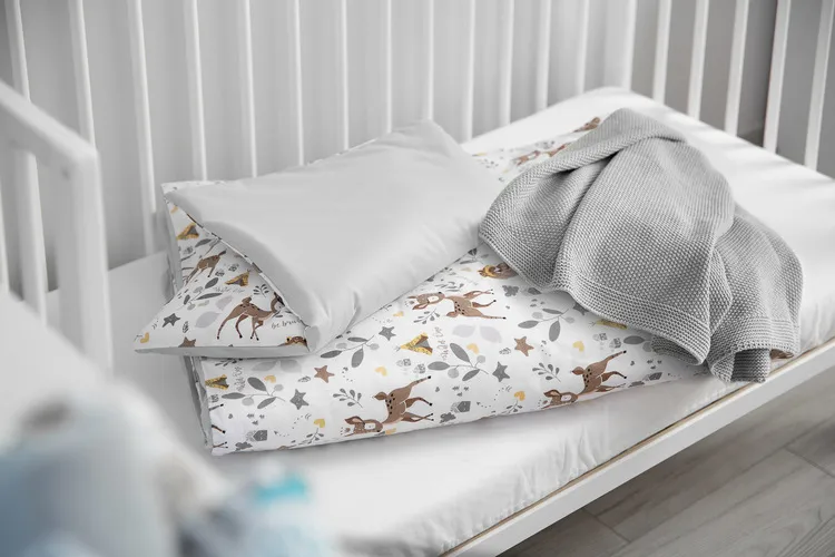 sensillo dvodijelni set posteljine 135x100cm i 40x60cm srna - slika 6
