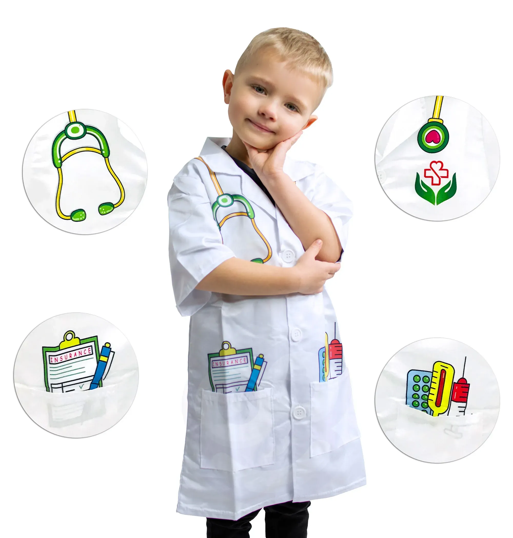 woopie kostim doktora do 120 cm - slika 2