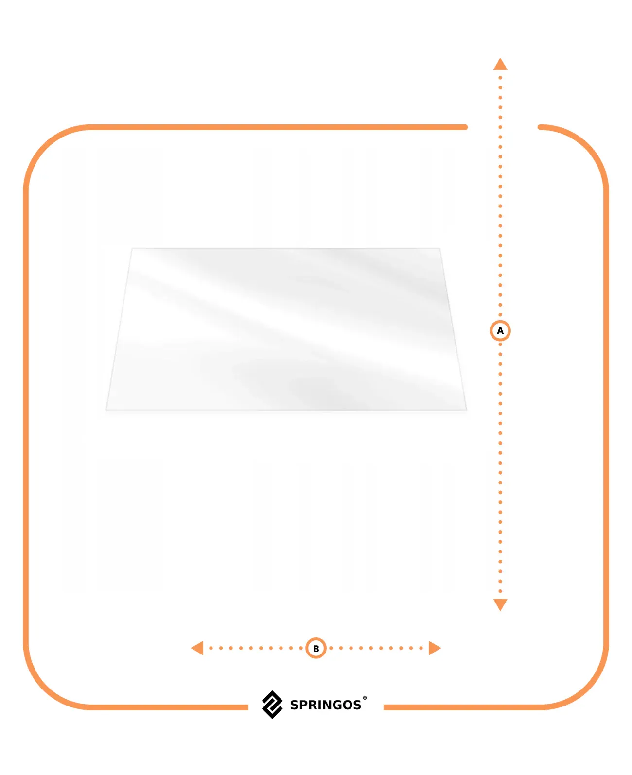 prozirna podloga za pod 100 cm x 140 cm x 0,5 mm - slika 2