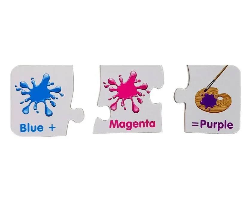 edukativne puzzle - boje na engleskom - slika 4