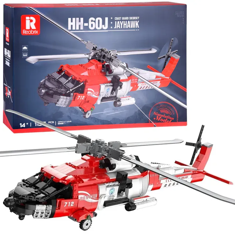 tehnički blokovi, 1137 elemenata, zrakoplov/helikopter - slika 2