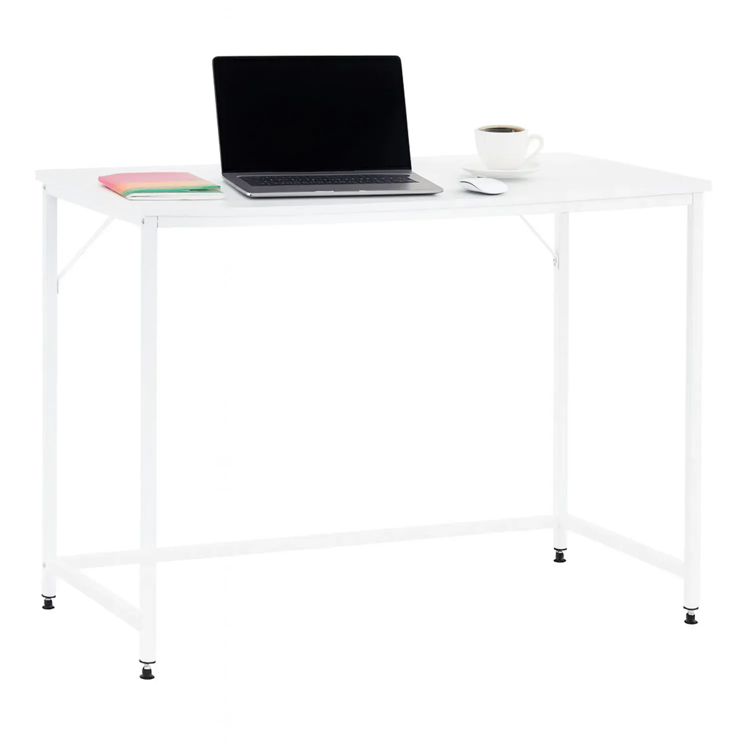 radni stol 100 x 50 x 76 cm bijeli - slika 2