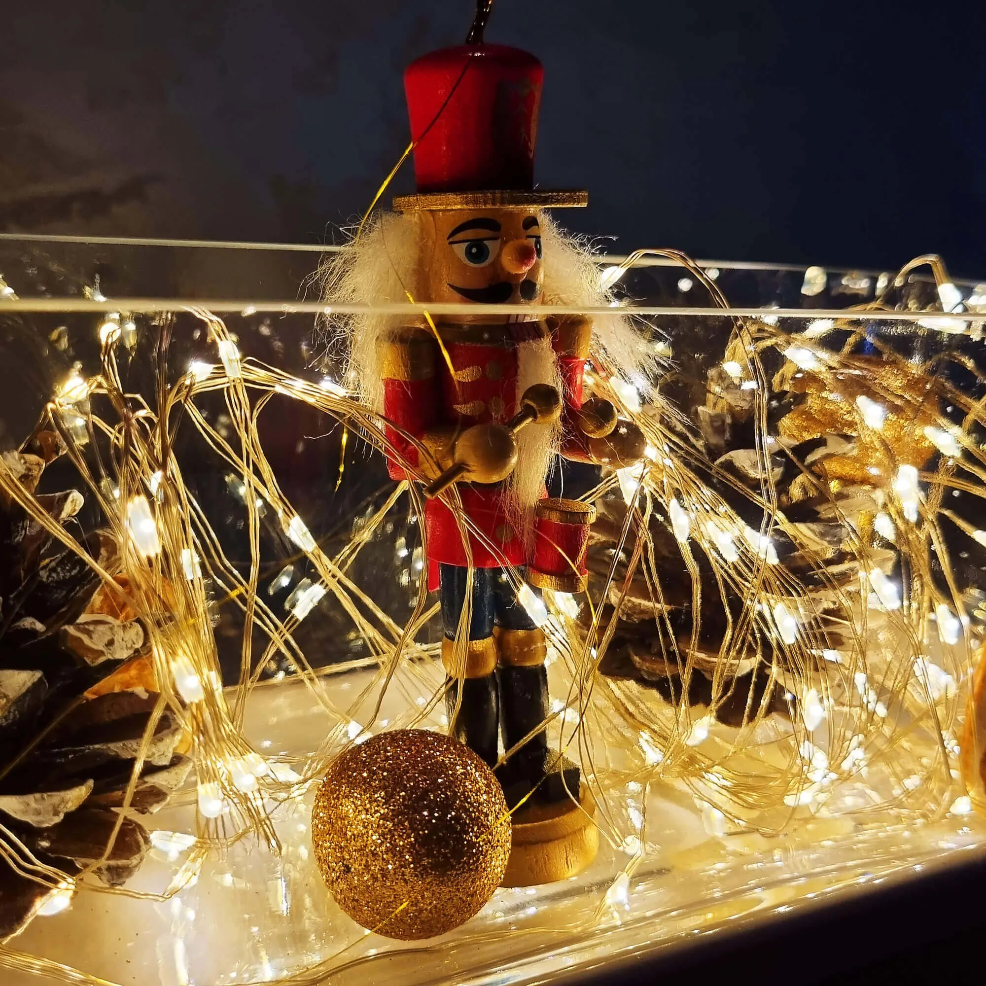 led žičane lampice, toplo bijele - slika 8