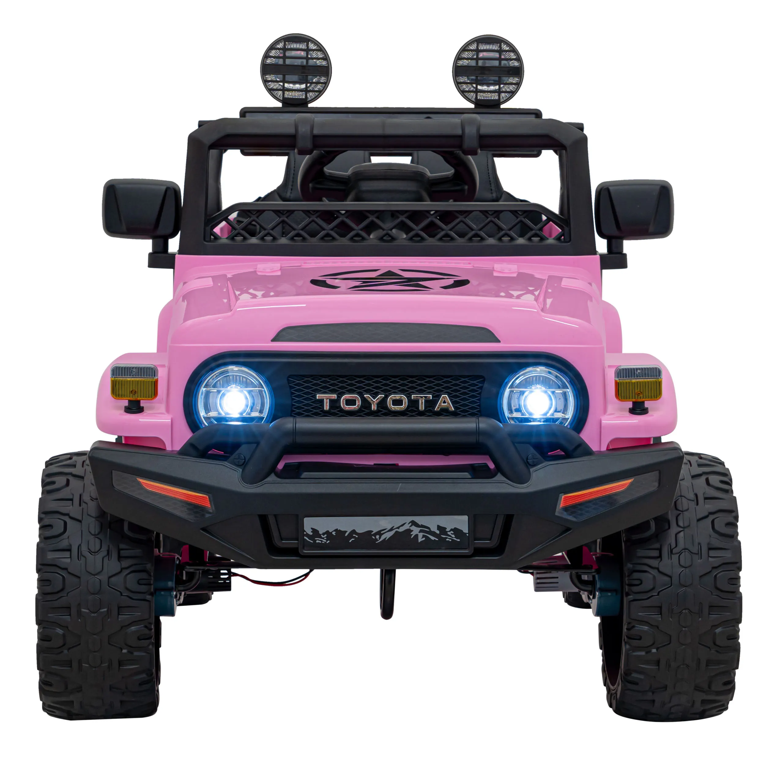 toyota fj cruiser, auto na akumulator, roza - slika 3