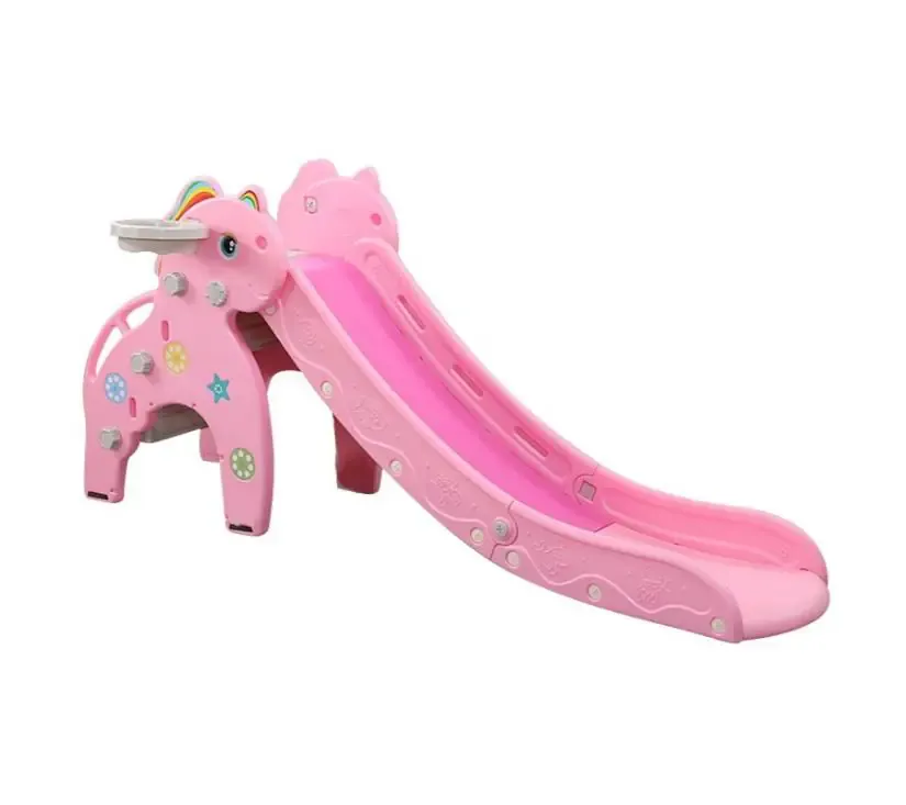 mamakids tobogan s ljestvama za djecu, rozi dinosaur 170 cm - slika 2