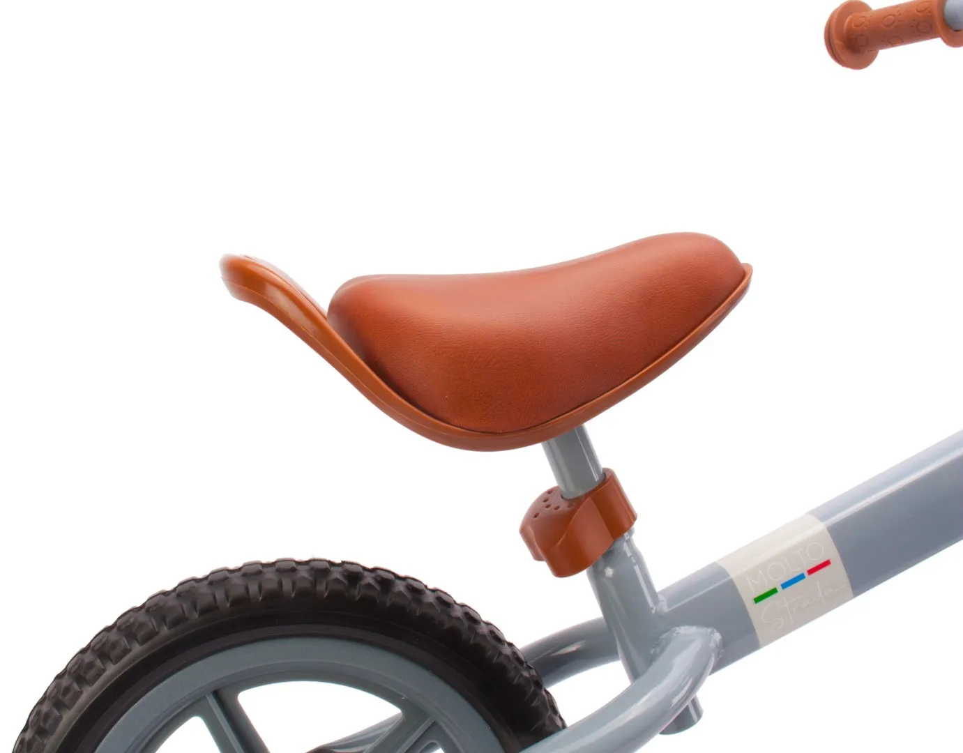 dječji bicikl bez pedala strada sivi 12" - slika 4