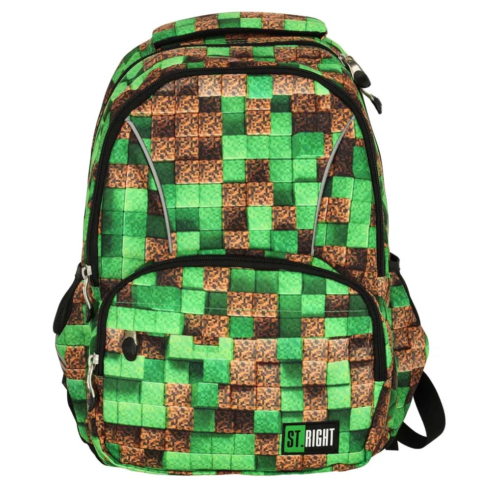 školski ruksak pixel cubes - slika 3