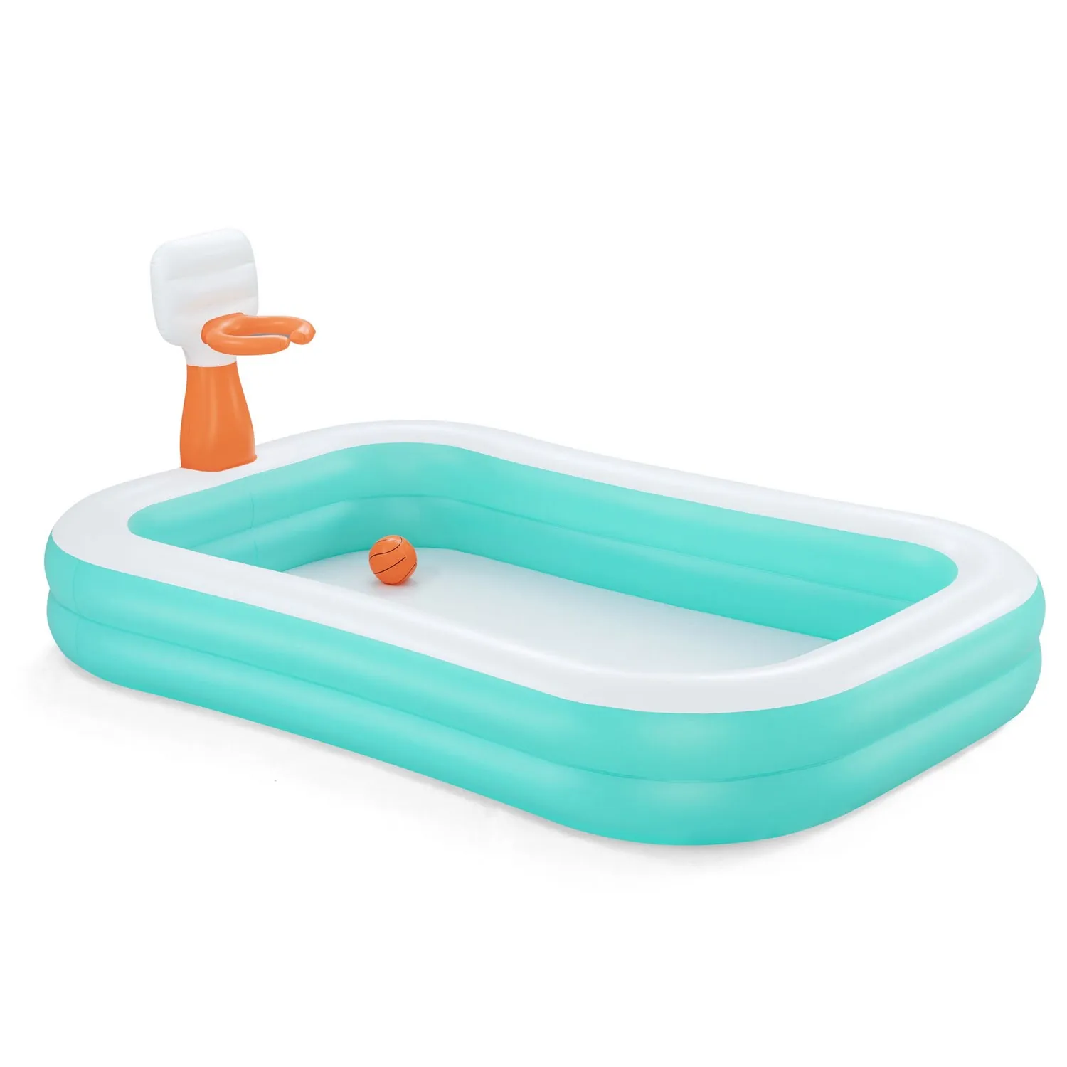 dunk'n splash bazen na napuhavanje 251 x 168 x 102 cm bestway 54445 - slika 4