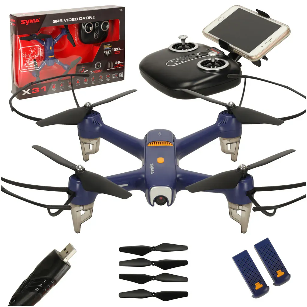syma dron x31 2.4ghz gps 5g kamera hd - slika 2