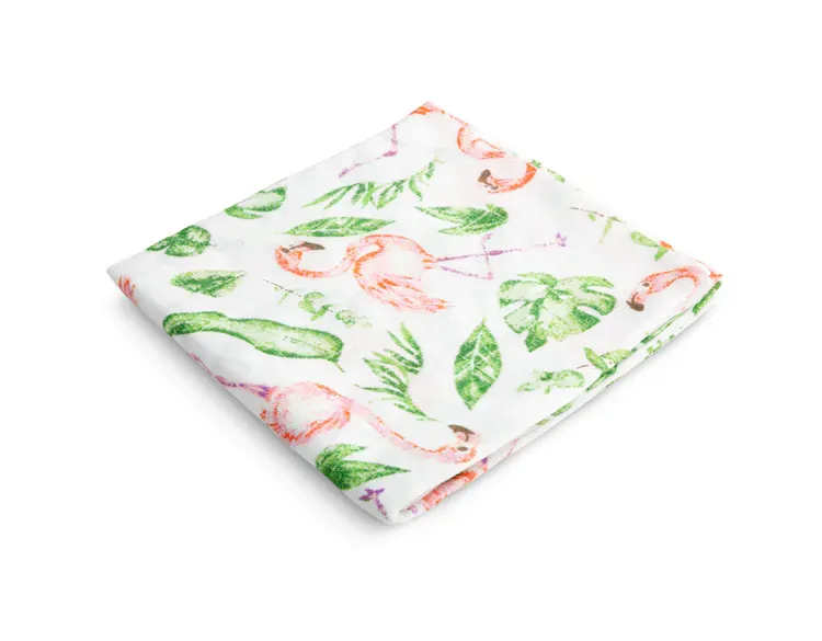 sensillo muslin pelena 70x80cm flamingo - slika 2