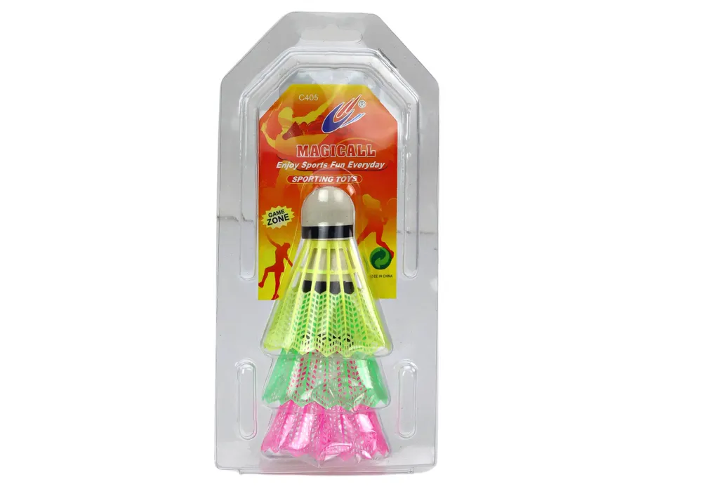set šarenih lopti za badminton 3 komada - slika 4