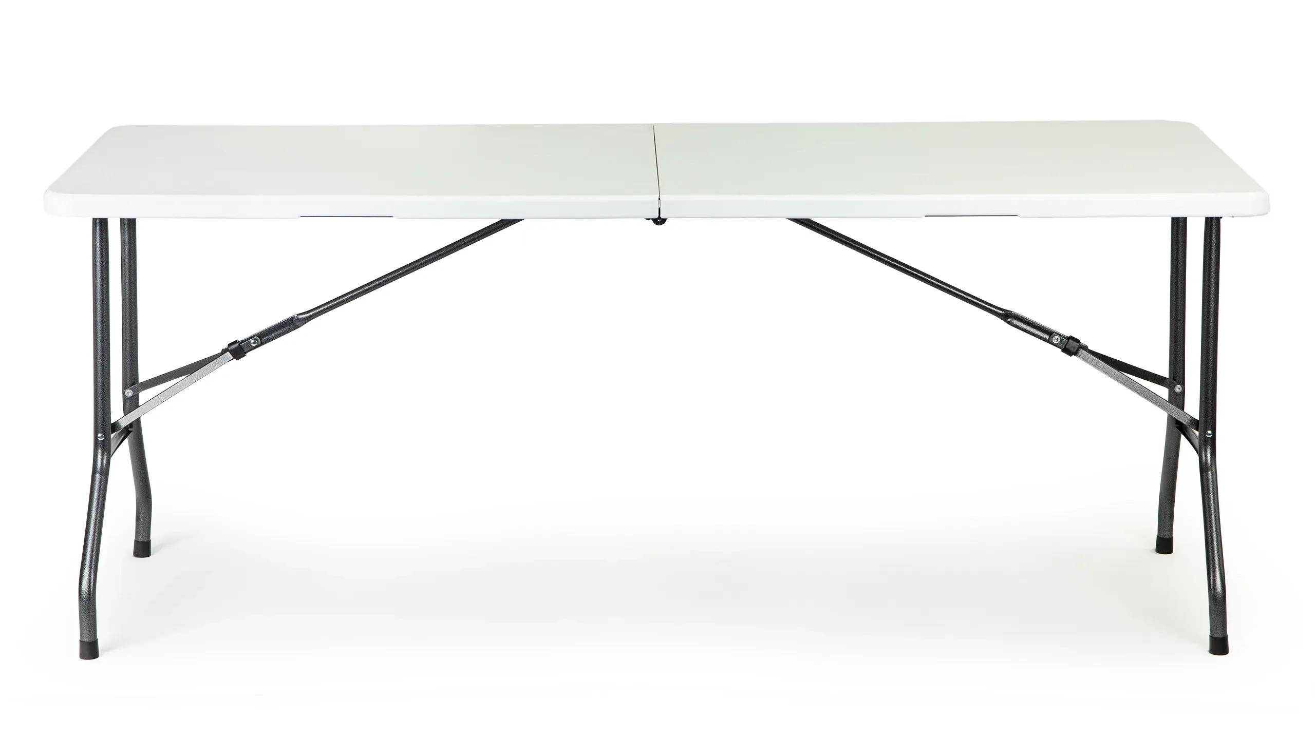 modernhome nzk-180s sklopivi stol bijeli 180x70cm - slika 2