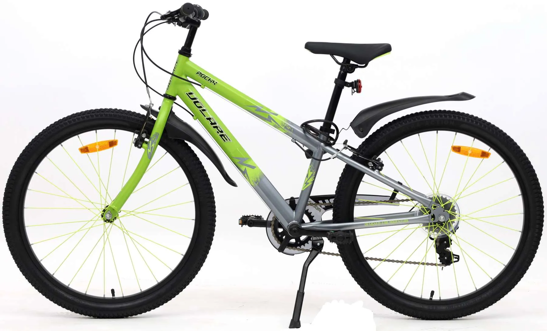 dječji bicikl volare rocky - 24" - zeleni - 7 brzina - slika 9