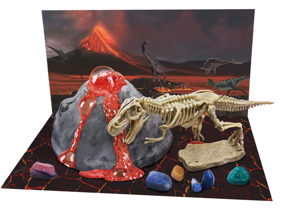 kreativni set vulkan + iskopavanje dinosaura - slika 4