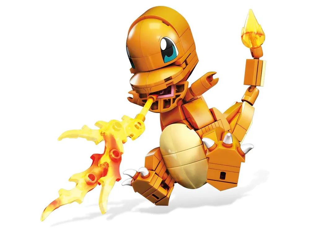 mattel mega pokémon charmander građevinske kocke 10 cm 180 komada za6186 - slika 4