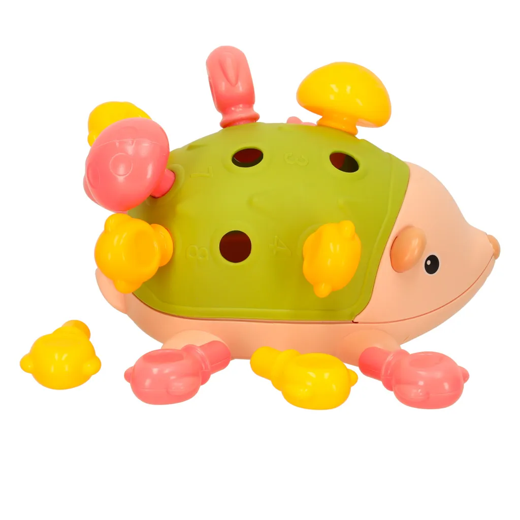 montessori edukativni sorter - zeleni jež - slika 5