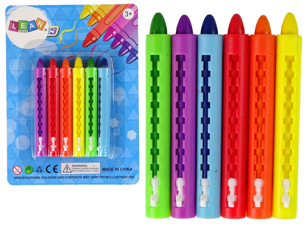 set dugih pastelnih bojica 6 komada - slika 2