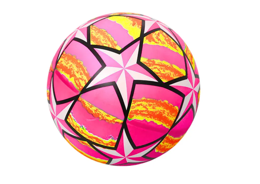gumena lopta bright stars pink 24 cm - slika 2