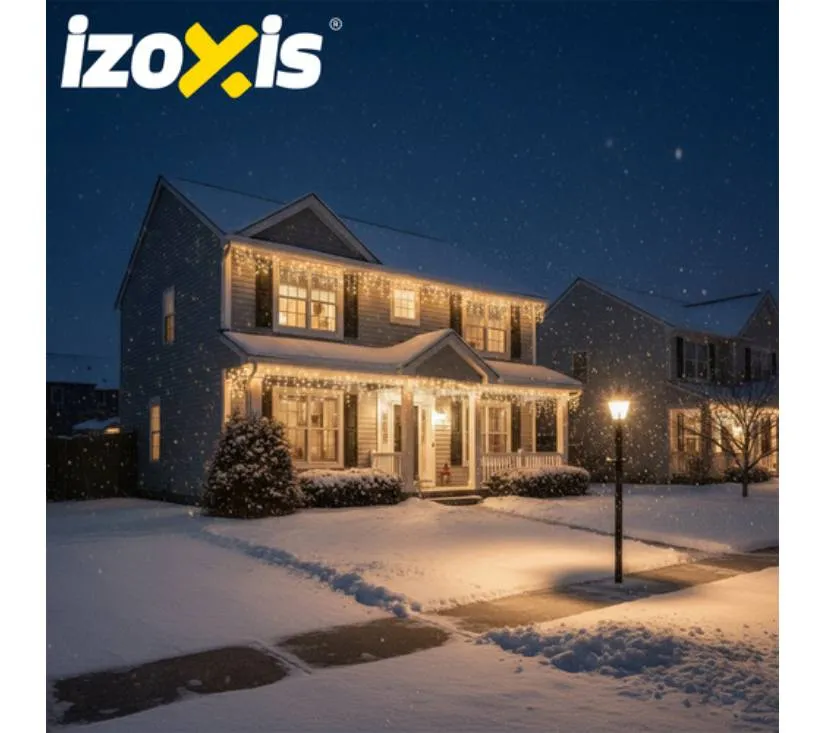izoxis 300 led vanjska božićna svjetla – 15 m toplo bijela - slika 5