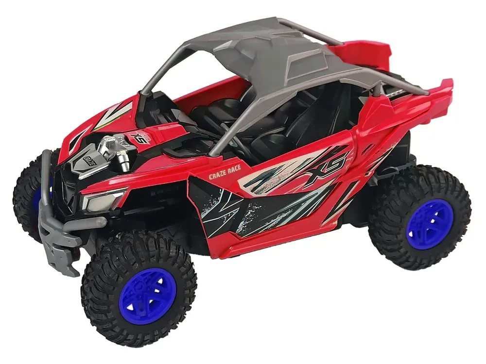 cross country auto na daljinsko upravljanje crveni - slika 2