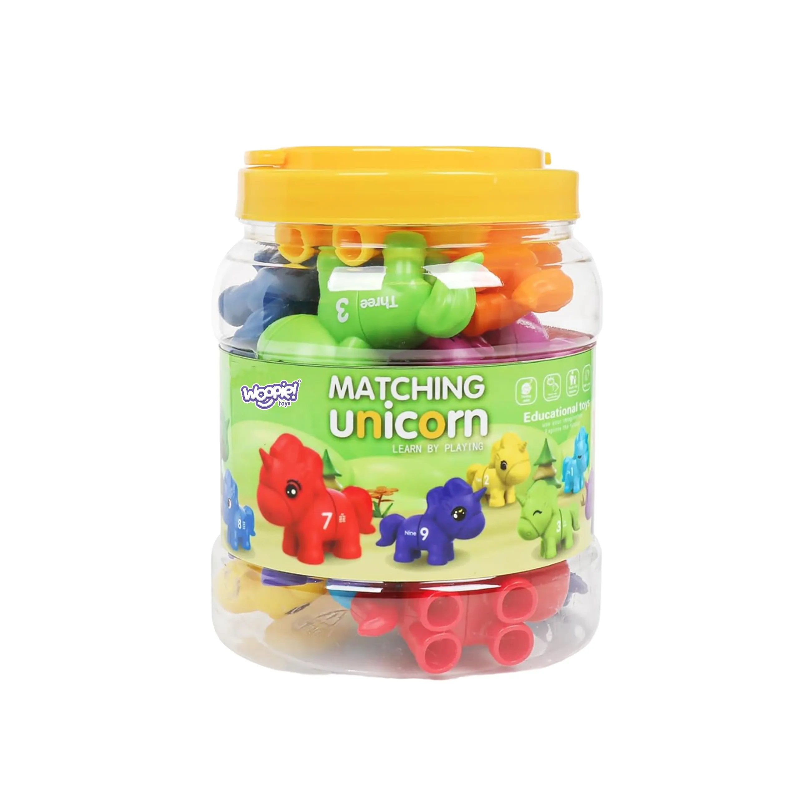 woopie montessori set za sastavljanje "spoji brojeve" 13 kom. - slika 5