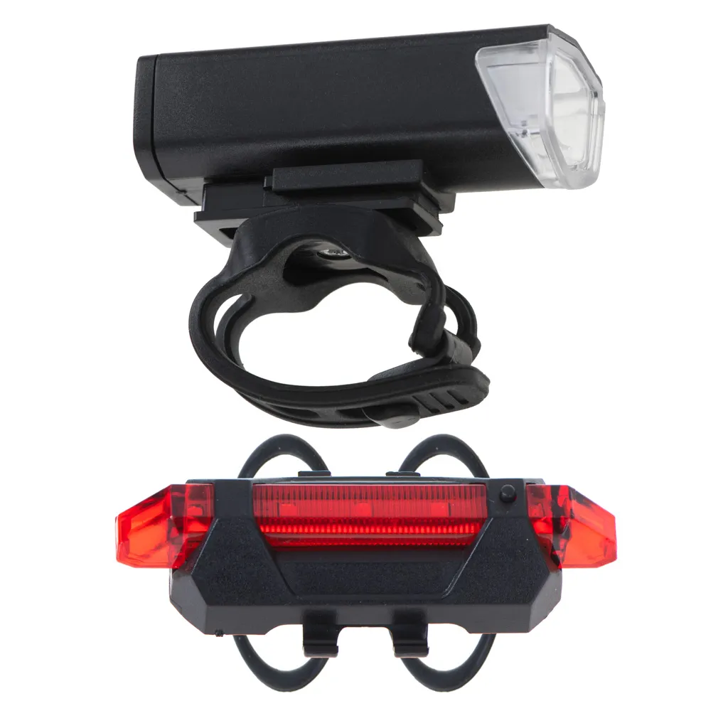 led lampa za bicikl stražnja-prednja set usb - slika 7