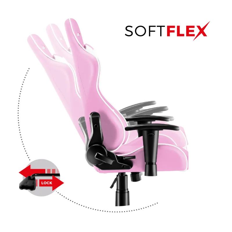 ranger 6.0 pink dječja gaming stolica - slika 4