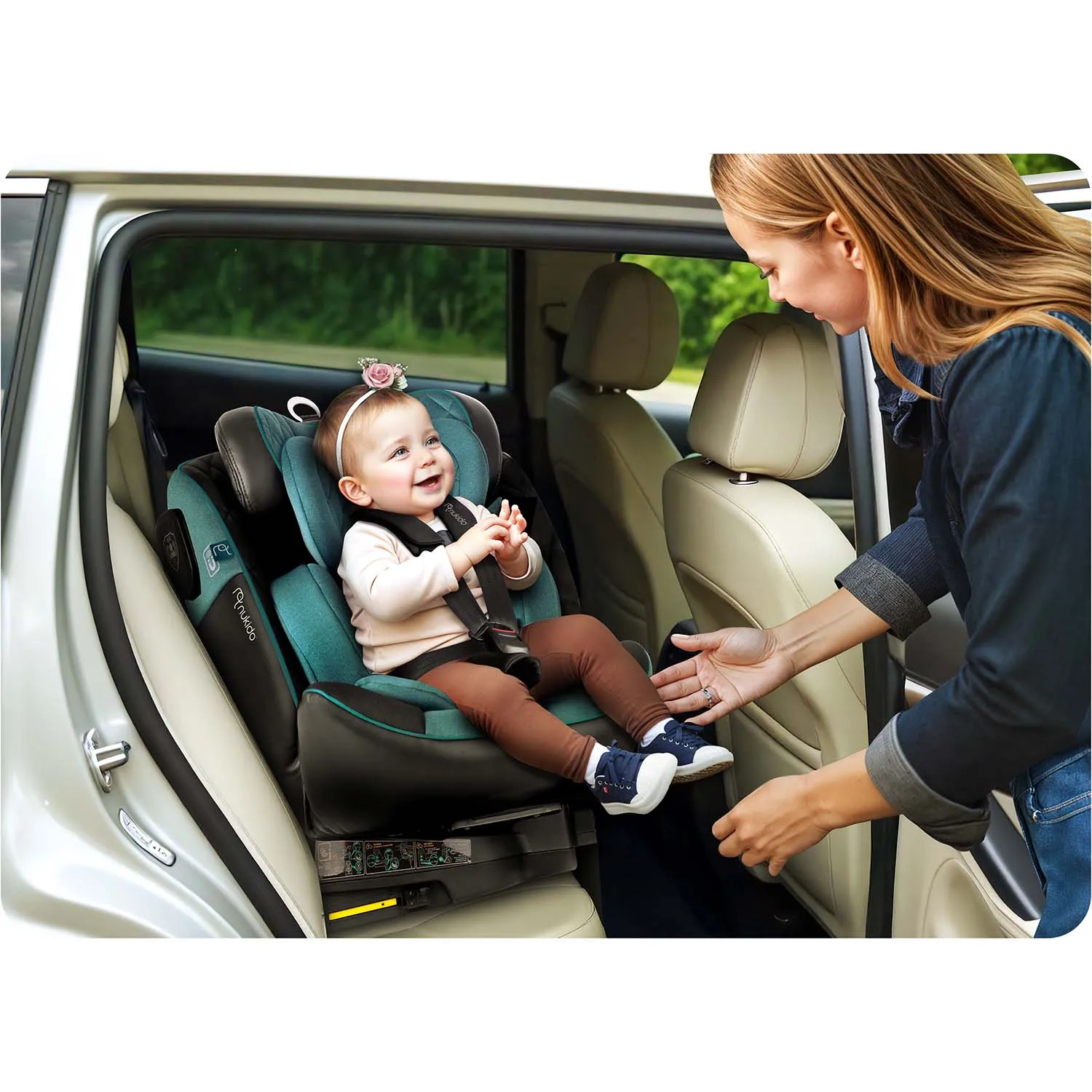 nukido prestige line crno-plava autosjedalica 0-36 kg isofix - slika 4