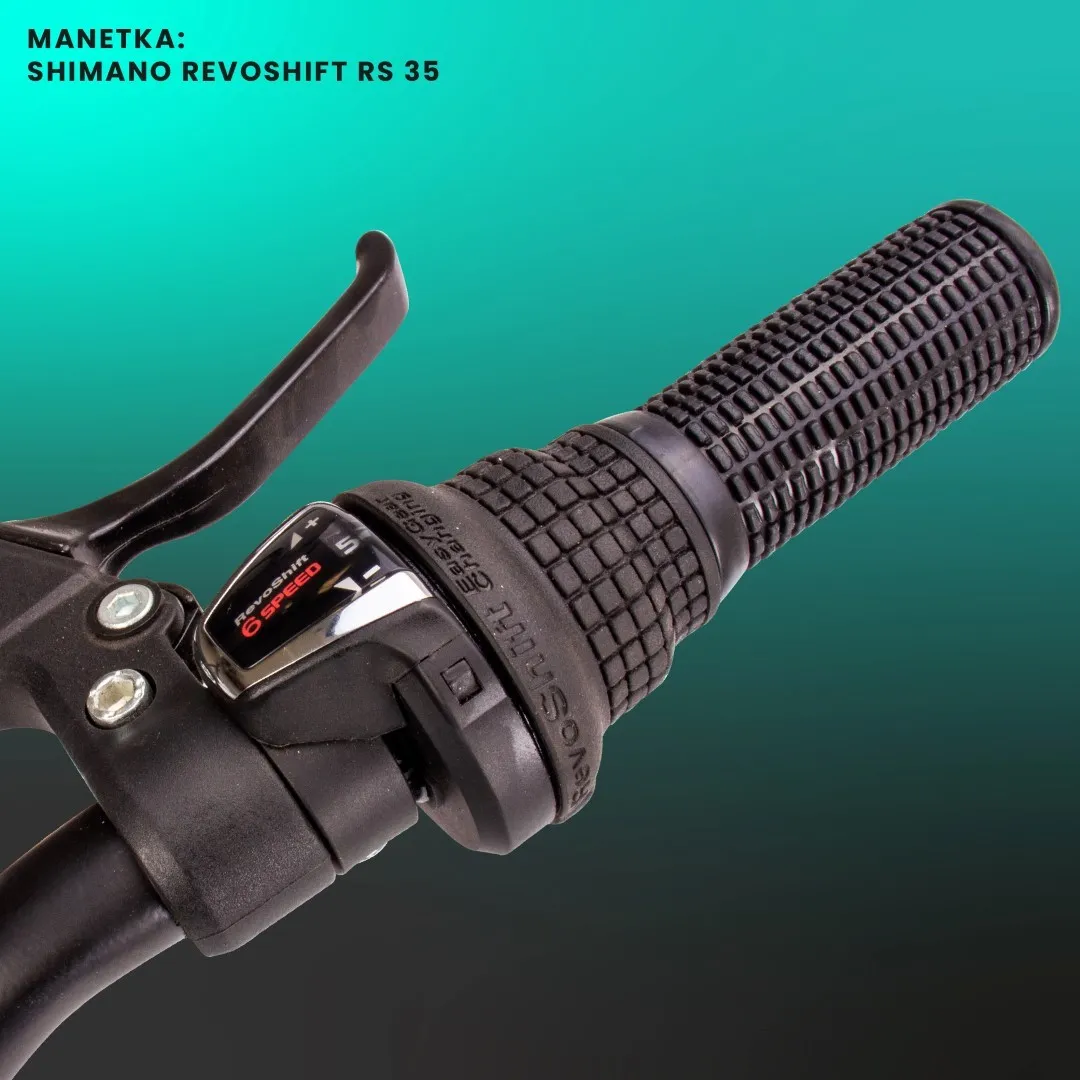 dječji bicikl tiger 20" revoshift shimano 6 brzina bijelo-zeleni - slika 9