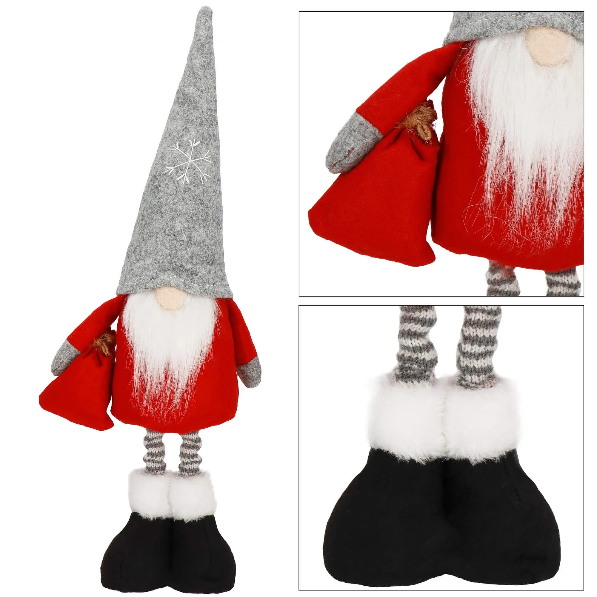 gnome vilenjak 15x10x42 cm crveni - slika 9