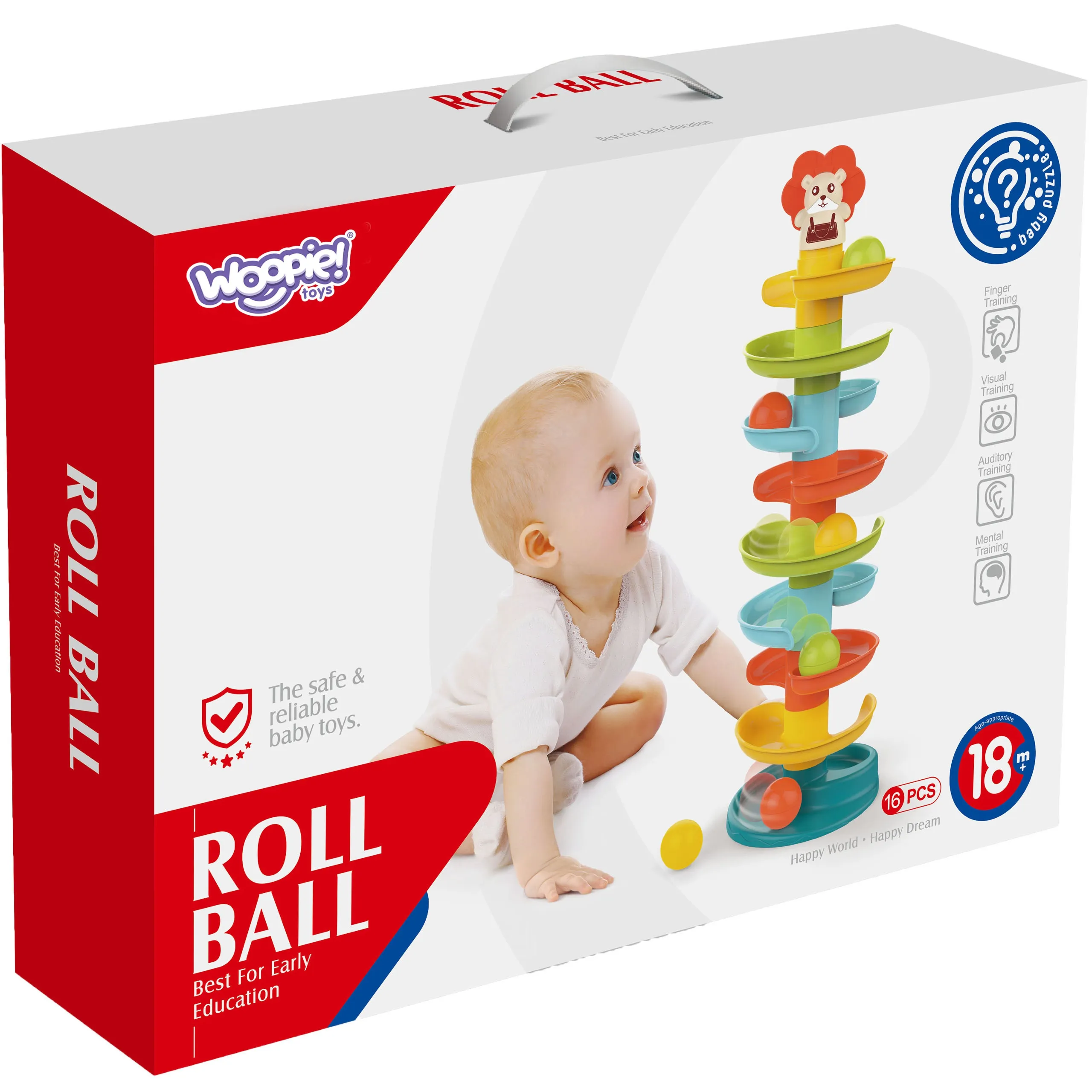 woopie baby spiralna staza + 6 loptica - slika 6