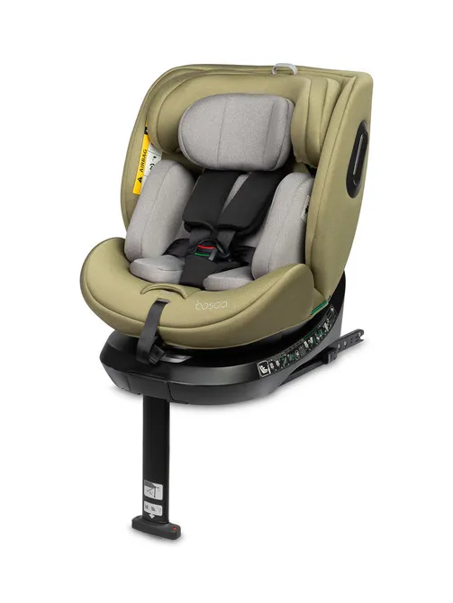 caretero bosco rotirajuća autosjedalica za djecu (40-150 cm) zelena - slika 4