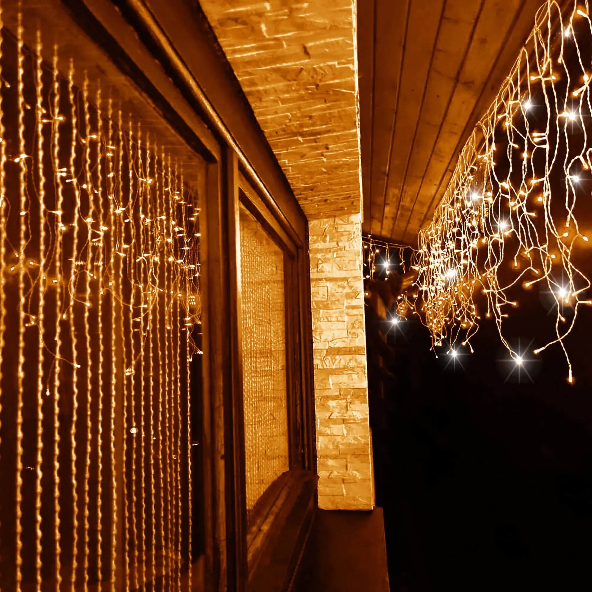 springos žaruljice zavjesa, 300 led - slika 10