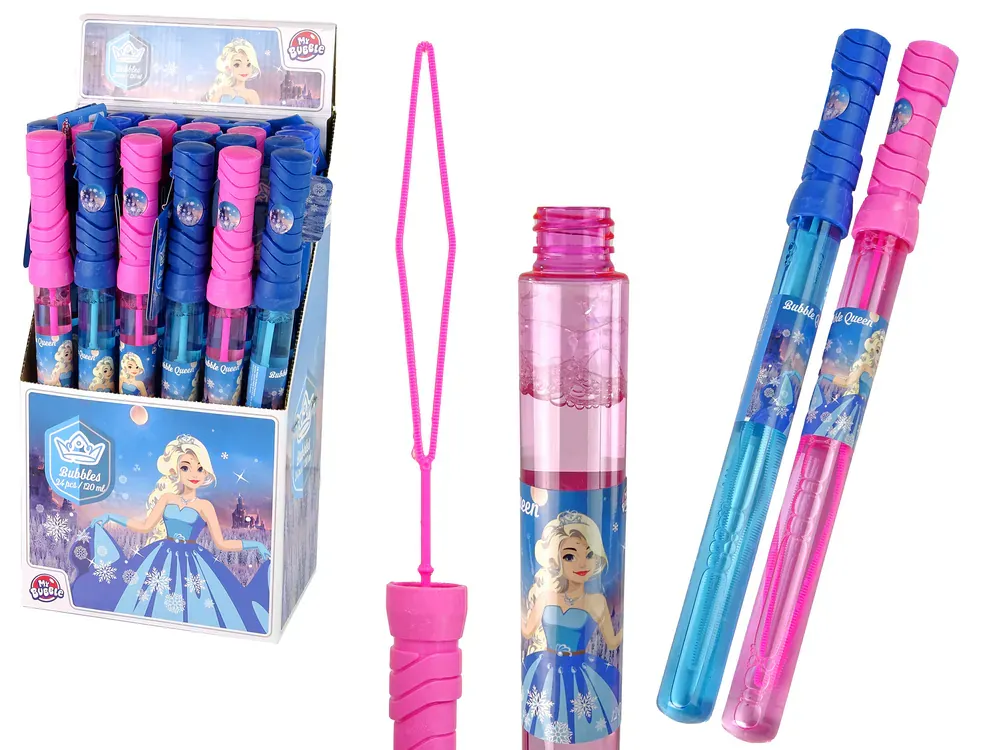 Štapić na mjehuriće princeza 120ml plavo-rozi - Pribislavec